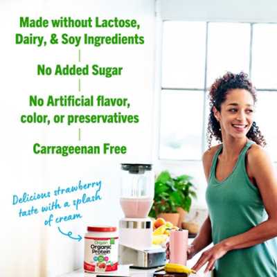 Orgain Organic Protein Powder Strawberry - 16.3 OZ - Image 4