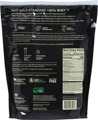 Optimum Nutrition Chocolate Peanut Butter Protein Powder - Each - Image 6