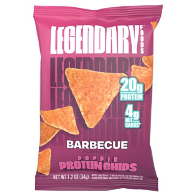 Legendary Foods Popped Protein Chips - Barbecue, 1.2 oz - Image 3