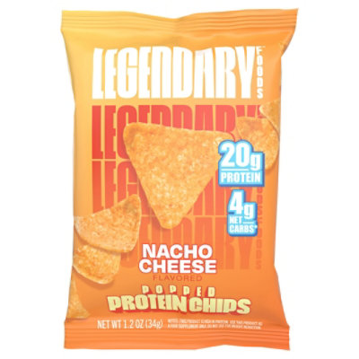 Legendary Foods Popped Protein Chips - Nacho Cheese, 1.2 oz - Image 3