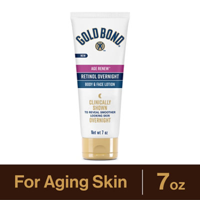 Gold Bond Age Renew Overnight Body And Face Lotion Tube - 7 Oz - Image 1