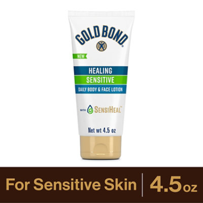 Gold Bond Healing Sensitive Daily Body And Face Lotion Tube - 4.5 Oz - Image 1