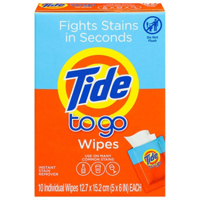 Tide To Go Instant Stain Remover Wipes - 10 Count - Image 3