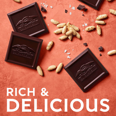 GHIRARDELLI PREMIUM DARK Crispy Rice Dark Chocolate Bar - 3.5 Oz - Image 5