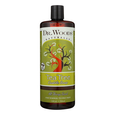 Dr. Woods Pure Castile Soap Tea Tree - 32 fl oz - Image 1