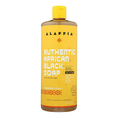 Alaffia - African Black Soap - Tangerine Citrus - 32 fl oz. - Image 1