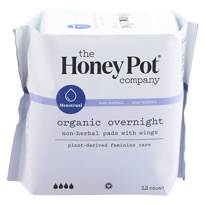 The Honey Pot - Mnstl/pad Overnight - 1 Each-12 CT - Image 1