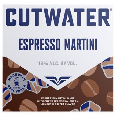 Cutwater Espresso Martini - 4-12 Fl. Oz. - Image 2