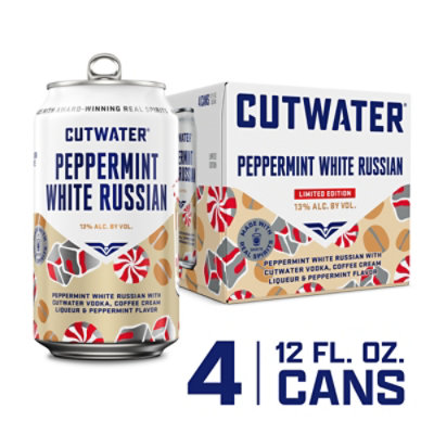 Cutwater Peppermint White Russian - 4-12 Fl. Oz. - Image 1