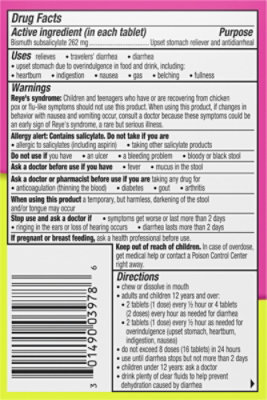 Pepto Bismol 5 Symptom Relief Chewable Tablets - 30 Count - Image 5