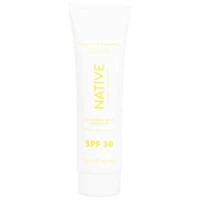 Native Mineral Sunscreen SPF 30 Coconut & Pineapple - 5 Oz - Image 4