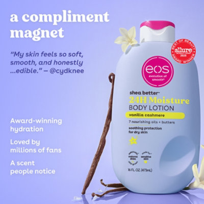 EOS Vanilla Cashmere Body Lotion - 16 Oz - Image 2