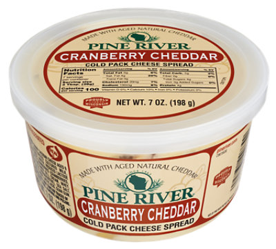 Pine River Cranberry Cheddar Cold Spread - 7 Oz. - Image 1