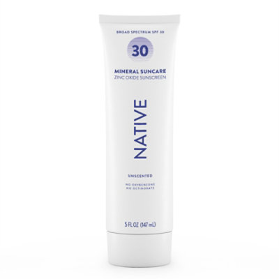 Native Body Sunscreen Unscented  - 5 Oz. - Image 3