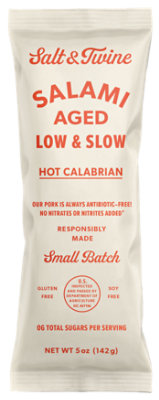Salt And Twine Salami Hot Calabrian - 5 Oz. - Image 1
