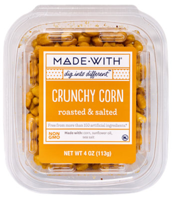 Made With Corn Roasted And Salted Tub Crunchy - 4 Oz