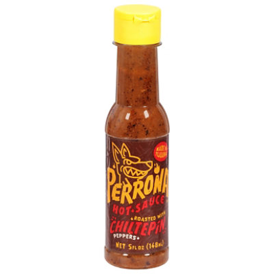 La Perrona Roasted Chiltepin Hot Sauce - 5 Oz - Image 1
