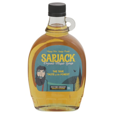 Sapjack Grade A Gold Vermont Organic Syrup - 12 Fl. Oz. - Image 3