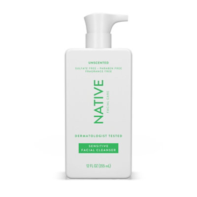 Native Sensitive Facial Cleanser 12 Oz - 12 Oz - Image 2