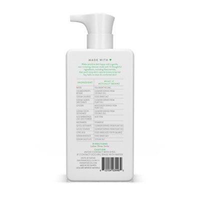 Native Sensitive Facial Cleanser 12 Oz - 12 Oz - Image 3