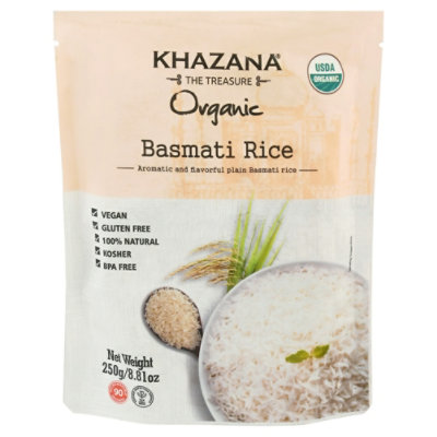 Khazana Rice Basmati RTE 8.81 Oz (Pack Of 6) - Image 1