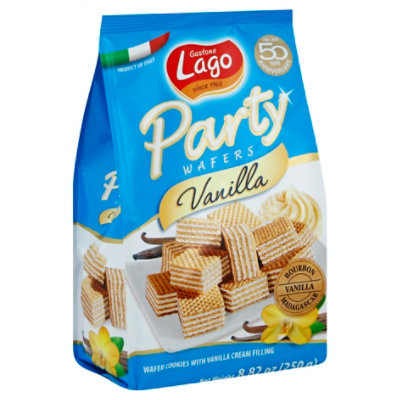 Gastone Lago Cookie Vanilla Party Bag 8.82 oz (Pack Of 10) - Image 1