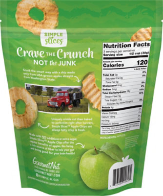 Simple Slices Green Apple Chips - 3.5 Oz. - Image 5