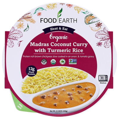 Food Earth Madras Coconut Curry With Turmeric Rice - 10.58 Oz. - Image 2