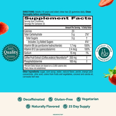 Neuriva Plus Gummies - 50 Count - Image 3