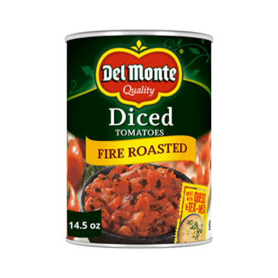 Del Monte Fire Roasted Diced Canned Tomatoes - 14.5 Oz - Image 1
