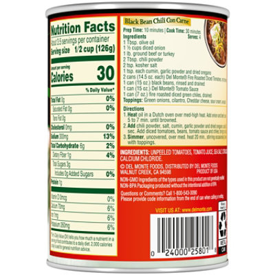 Del Monte Fire Roasted Diced Canned Tomatoes - 14.5 Oz - Image 3