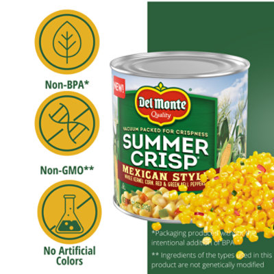Del Monte Summer Crisp Mexican Style Corn Can - 11 Oz. - Image 3