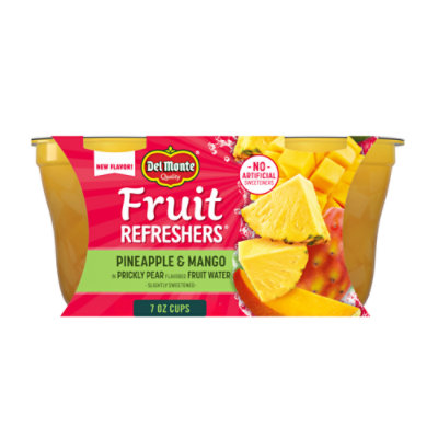 Del Monte Fruit Refreshers Pineapple & Mango In Prickly Pear Flavored Fruit Water Cups - 2-7 Oz. - Image 1