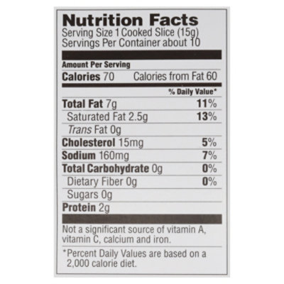 True Story Uncured Bacon Applewood Smoked - 12 Oz. - Image 3