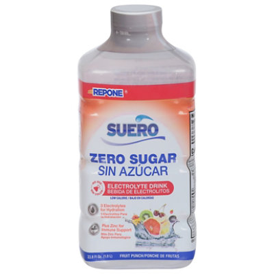 Repone Suero Zero Sugar Free Fruit - 33.8 Fl. Oz. - Image 3