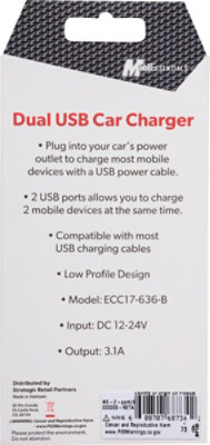 2 Port Usb Black Car Charger - Each - Image 3