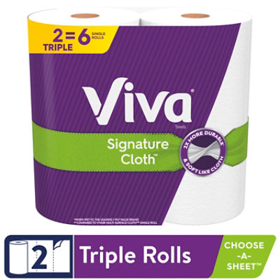 Viva Signature Cloth Paper Towels 2 Roll 141 Count shaws