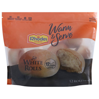 Rhodes Warm-n-serv Soft White Rolls 12 Count - 20.3 Oz. - Image 3