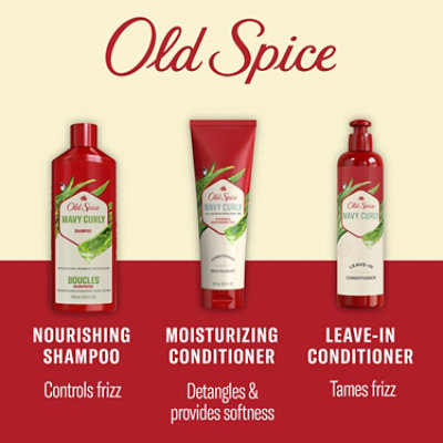 Old Spice Wavy Curly Shampoo With Aloe & Avocado Oil - 13.5 Fl. Oz. - Image 5