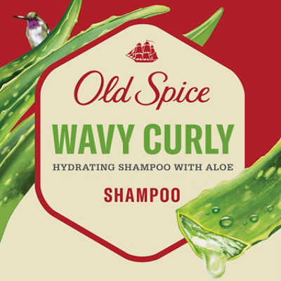 Old Spice Wavy Curly Shampoo With Aloe & Avocado Oil - 13.5 Fl. Oz. - Image 6