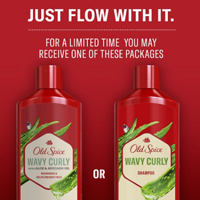 Old Spice Wavy Curly Shampoo With Aloe & Avocado Oil - 13.5 Fl. Oz. - Image 7