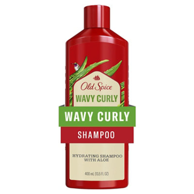 Old Spice Wavy Curly Shampoo With Aloe & Avocado Oil - 13.5 Fl. Oz. - Image 1