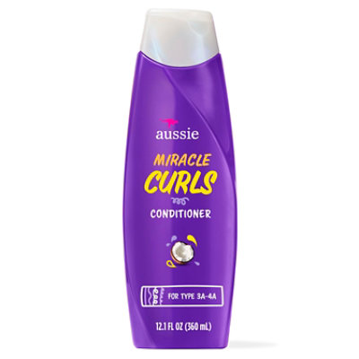 Aussie Miracle Curls With Coconut Oil Paraben Free Conditioner - 12.1 Fl. Oz. - Image 1