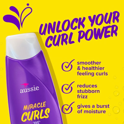 Aussie Miracle Curls With Coconut Oil Paraben Free Conditioner - 12.1 Fl. Oz. - Image 3