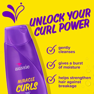 Aussie Miracle Curls With Coconut & Jojoba Oil Paraben Free Shampoo - 12.1 Fl. Oz. - Image 3