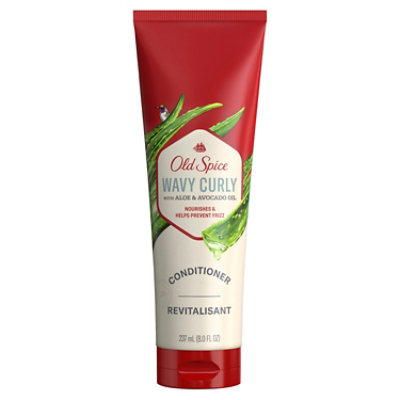 Old Spice Wavy Curly Hair Conditioner With Aloe & Avocado Oil - 8-Fz. - Image 1