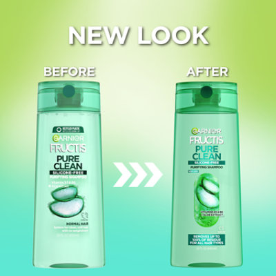 Garnier Fructis Pure Clean Purifying Shampoo for All Hair Types - 22 Fl. Oz. - Image 2