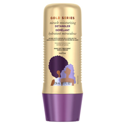 Pantene Gold Series Miracle Detangler With Argon Oil 8 Fz - 236 Ml - Image 2