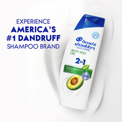 Head & Shoulders Base Shampoo Avocado Oil Anti-dandruff - 12.5 Oz - Image 4