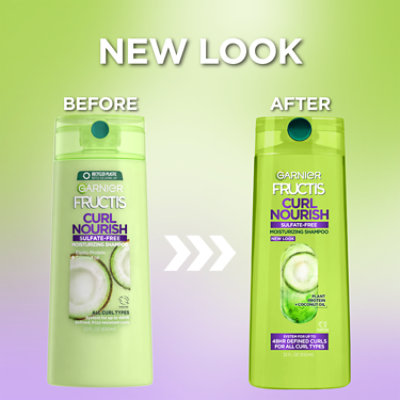 Garnier Fructis Curl Nourish Sulfate-Free Shampoo for All Curl Types - 22 Fl. Oz. - Image 4